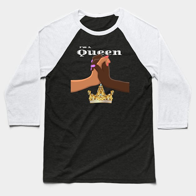 Queen Baseball T-Shirt by CazzyShop